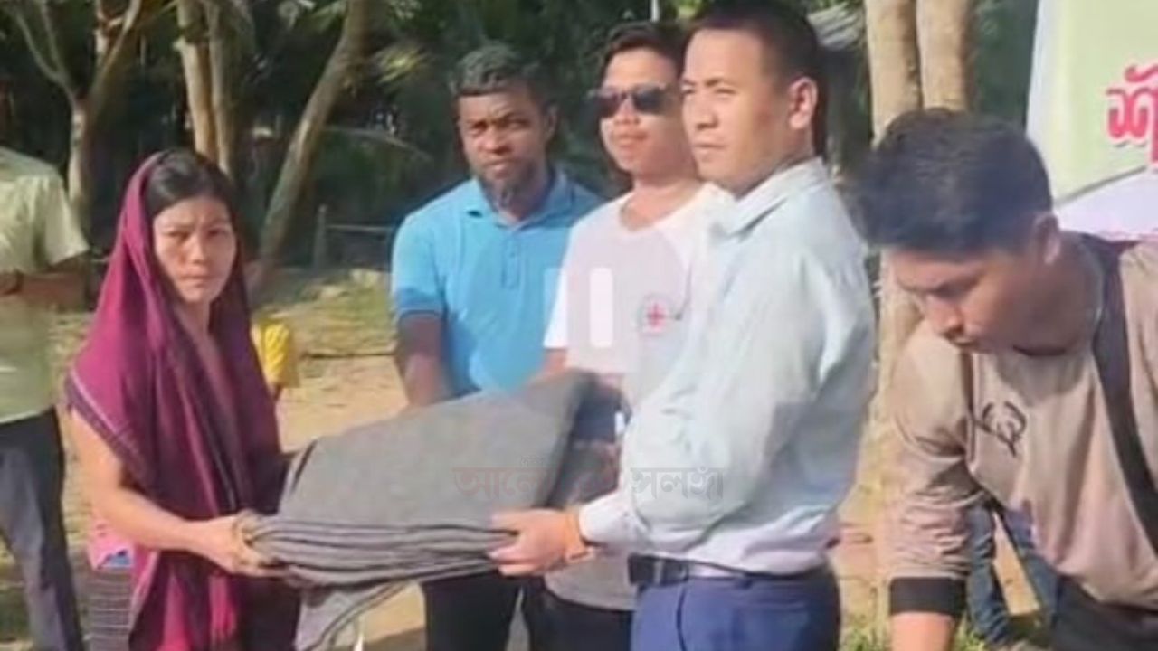 বিশ্ব গণমানুষের সেবা ফাউন্ডেশন শীতেরবস্ত্র  কম্বল বিতরণ 