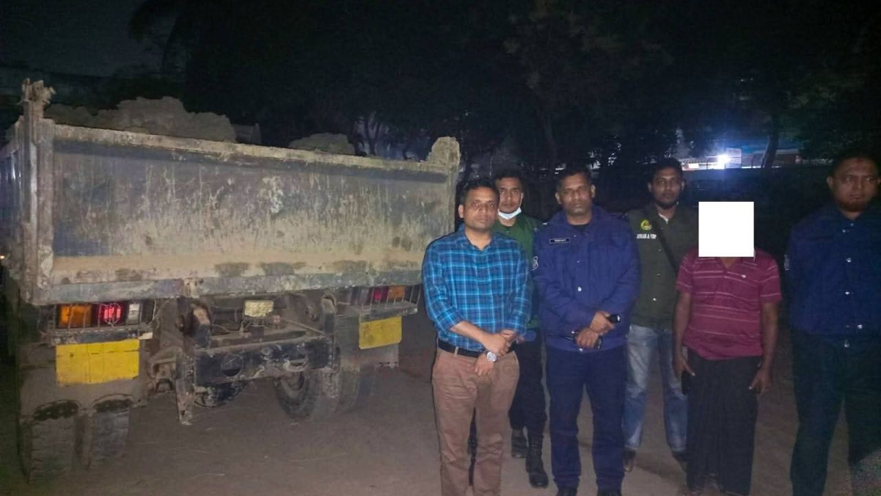 শিবপুরে অবৈধ পুকুর খনন ও মাটি পরিবহন: দেড় লাখ টাকা জরিমানা