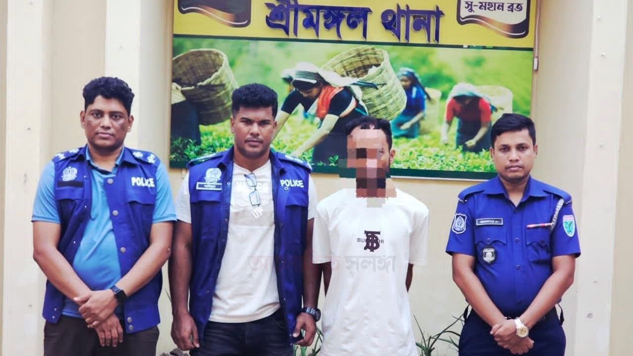 শ্রীমঙ্গলে অভিযানে চায়না রিপন গ্রেফতার, এলাকায় স্বস্তি