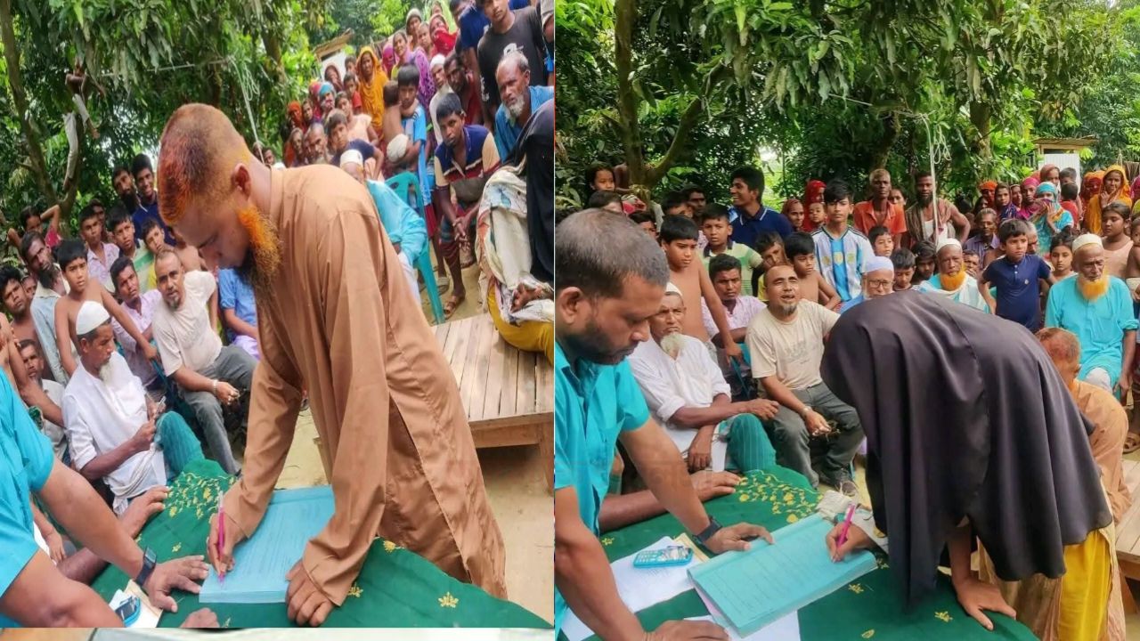 রায়গঞ্জে ‘আপত্তিকর অবস্থায়’ আটক ইমামের বিয়ে, ১০ লাখ টাকা কাবিনে ঘরে তুললেন নারী