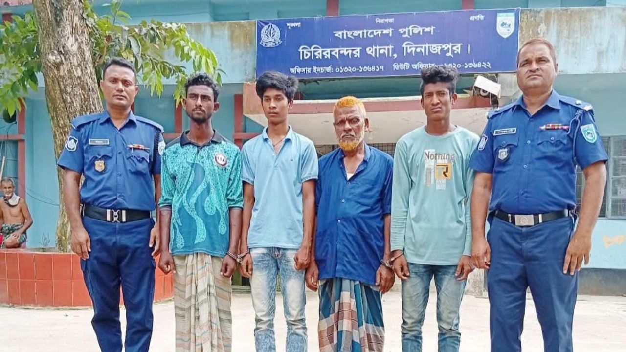 চিরিরবন্দরে ভ্রাম্যমাণ আদালতে কারাদন্ড ও অর্থ জরিমানা