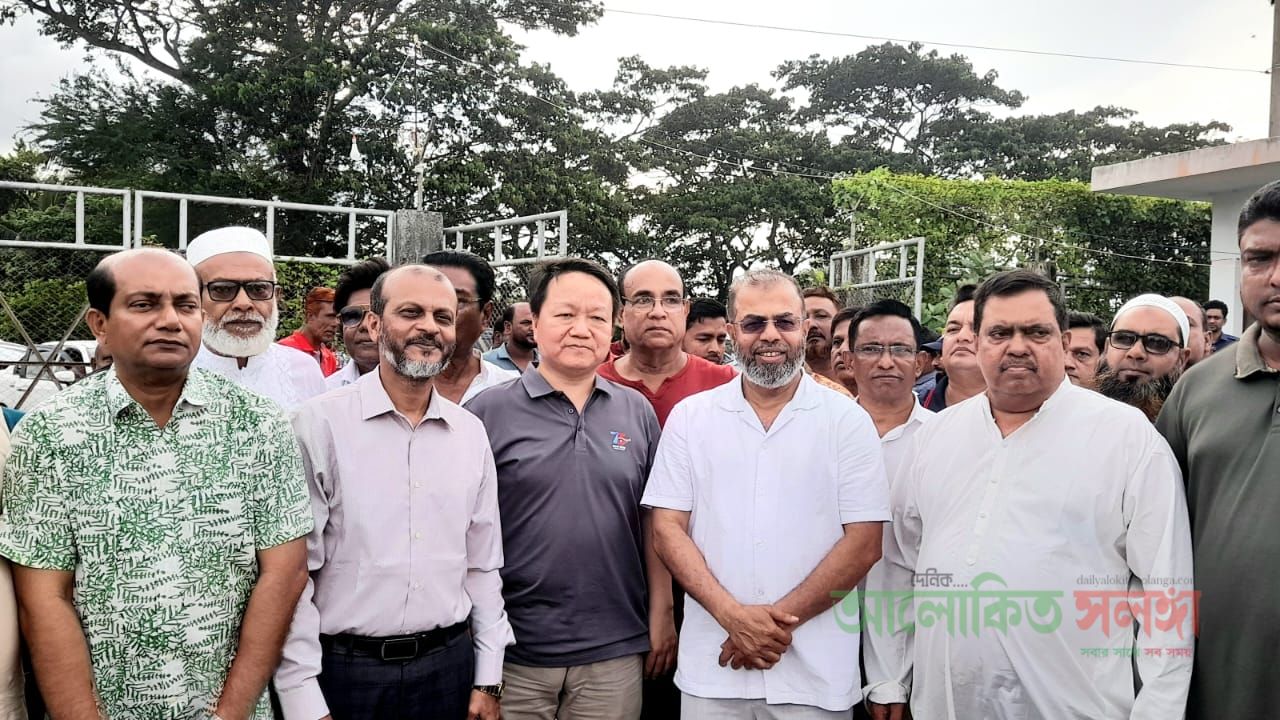 বাগেরহাটের রামপাল খানজাহান আলী বিমানবন্দর নির্মাণে চায়না প্রতিনিধির পরিদর্শন