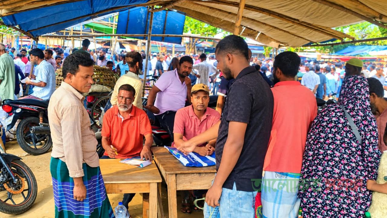 তিলেকপুর হাটে খাজনার নামে অতিরিক্ত টাকা আদায়ের অভিযোগ, প্রতিবাদ করায় হামলা ও মোবাইল ছিনতাই