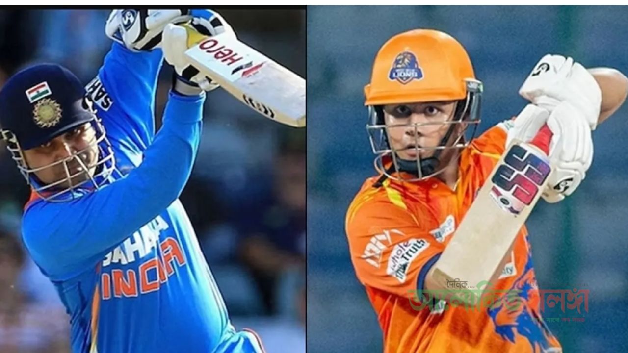 চার-ছক্কার ঝড় তুলে প্রমাণ করলেন তিনি শেবাগপুত্র