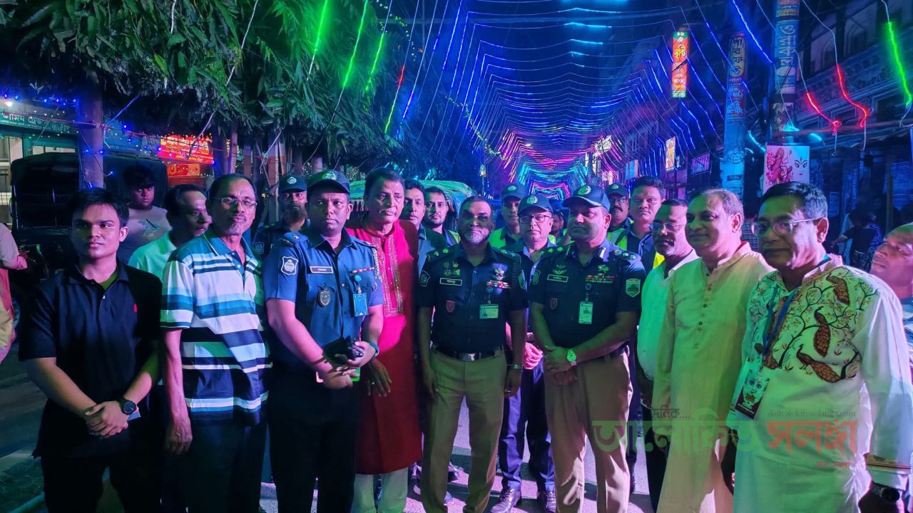 শারদীয় দুর্গাপূজা-২০২৬ উপলক্ষ্যে বিভিন্ন পূজা মন্ডপ পরিদর্শন ।